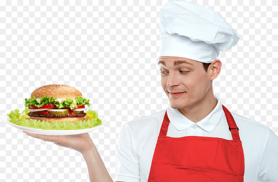 Transparent Man Bun, Burger, Food, Adult, Face Free Png Download