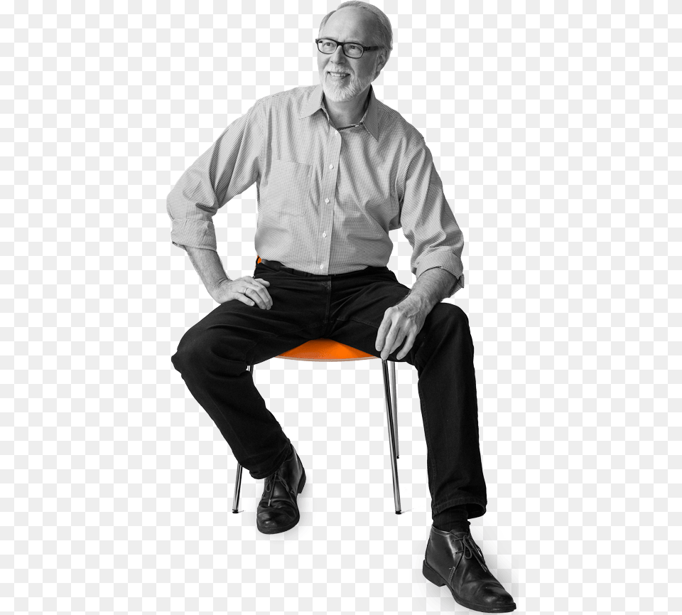 Transparent Man Sitting In Chair Sitting, Shoe, Clothing, Footwear, Person Free Png