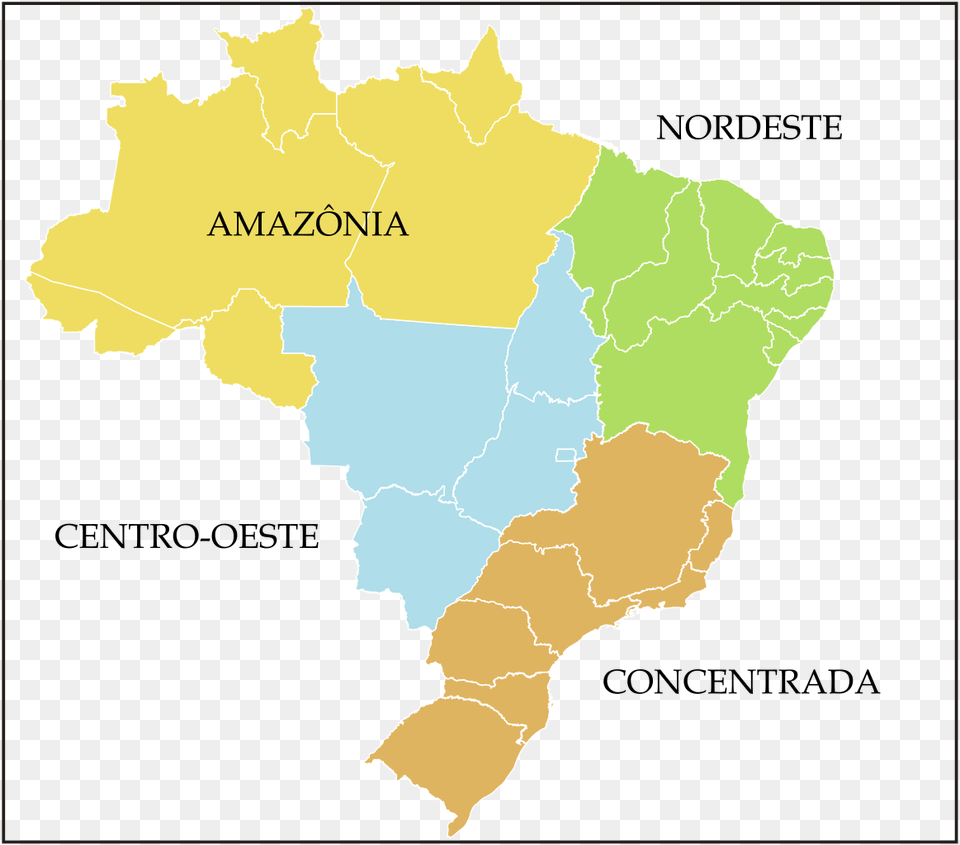 Transparent Mapa Do Brasil Brazil Race Demographics, Atlas, Chart, Diagram, Map Free Png Download