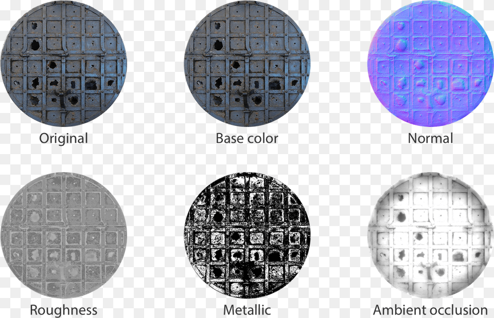 Transparent Mapping Metal Roughness Vs Metallic Map, Sphere, Hole, Sewer, Ct Scan Png