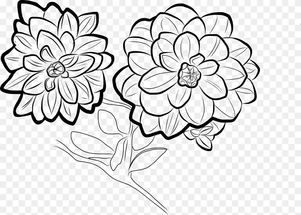 Transparent Marigolds Clipart Marigold Day Of The Dead Flowers Drawings, Leaf, Plant, Heart, Silhouette Free Png