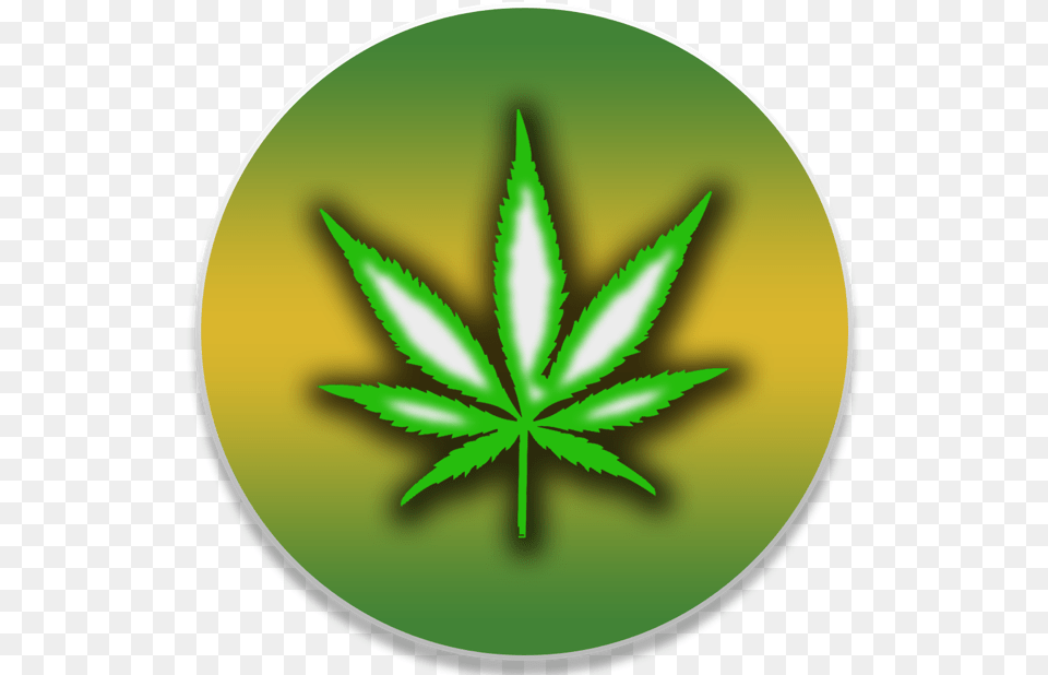 Transparent Marijuana Leaf Illustration, Green, Plant, Weed, Disk Png