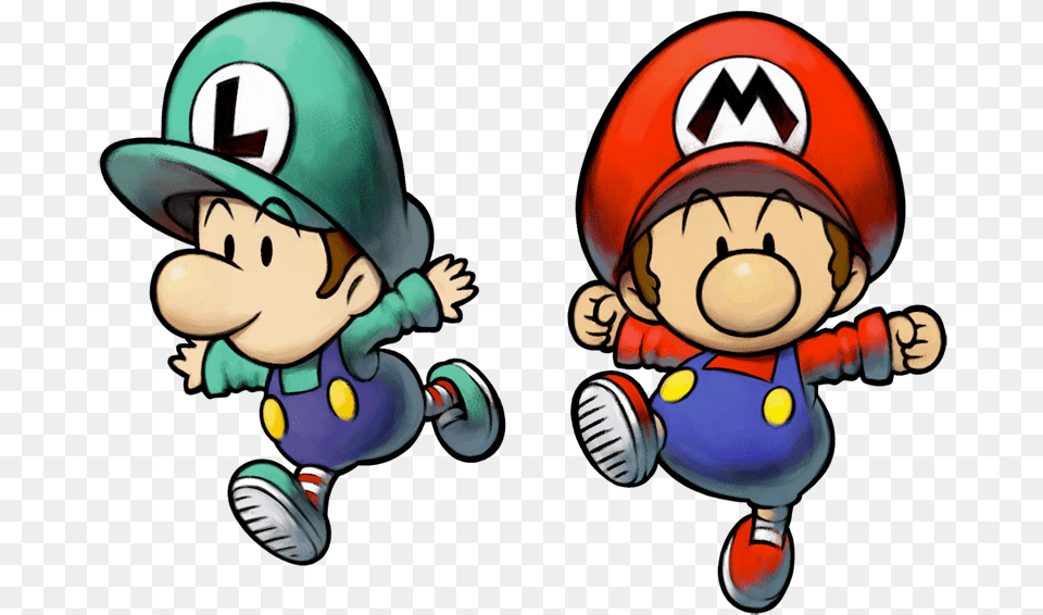 Transparent Mario And Luigi Clipart Baby Mario And Baby Luigi Partners In Time, Person, Face, Head, Game Png