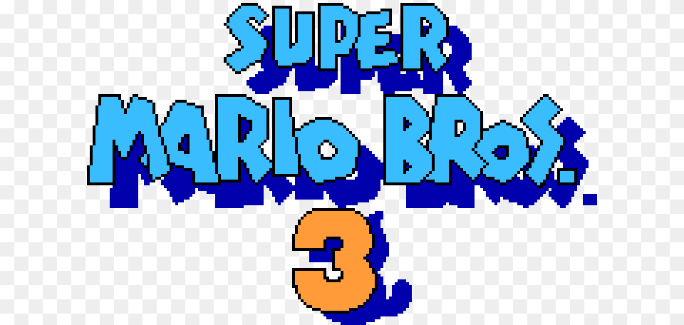 Transparent Mario Background Super Mario Bros 3 Title Screen, Text, Number, Symbol Png