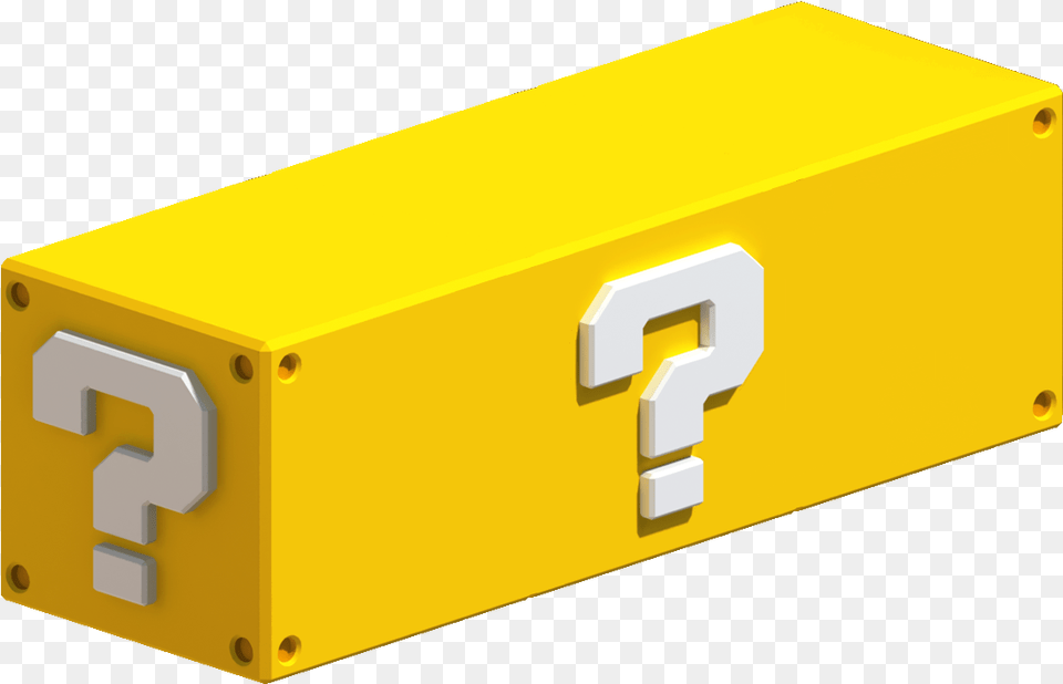 Transparent Mario Block Mario Question Block, Text, Mailbox, Number, Symbol Png Image