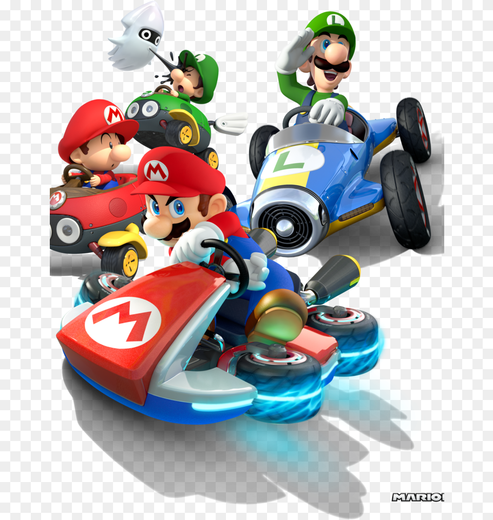 Transparent Mario Kart 64 Mario Kart 8 Deluxe, Vehicle, Transportation, Wheel, Machine Png Image