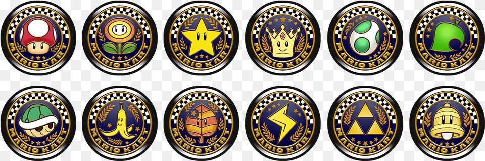 Transparent Mario Kart 8, Badge, Emblem, Logo, Symbol Png