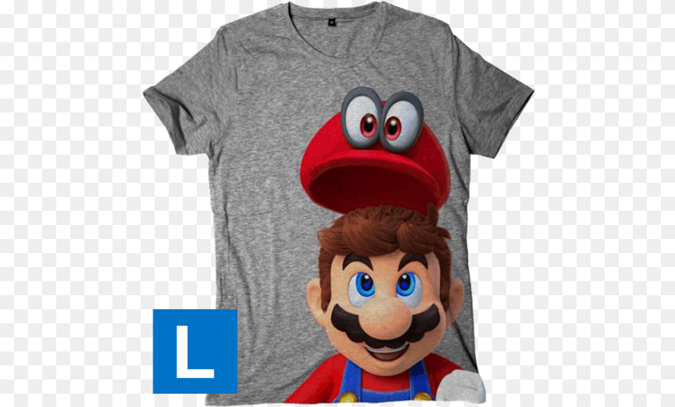 Transparent Mario Odyssey Super Mario Odyssey Ost, Clothing, T-shirt, Face, Head Png Image