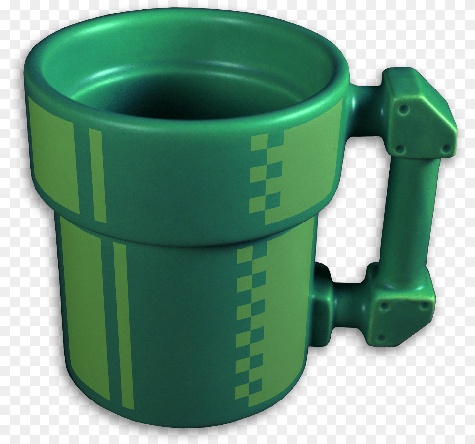 Transparent Mario Pipe Mario Pipe Mug, Cup, Beverage, Coffee, Coffee Cup Free Png Download