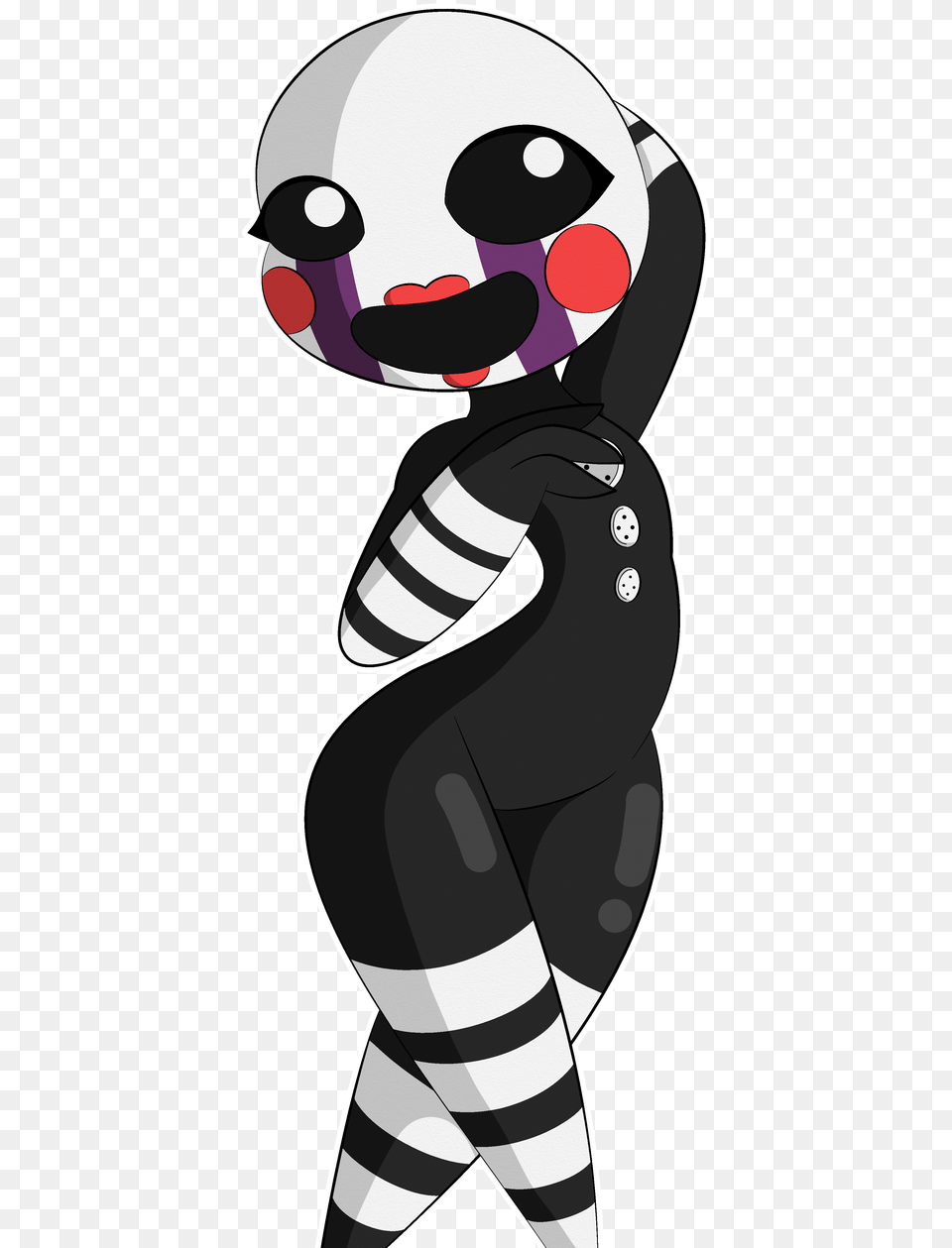 Marionette Marionette Fnaf, Stencil, Sticker, Book, Comics Free Transparent Png