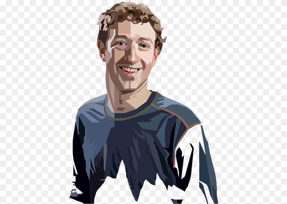 Transparent Mark Zuckerberg Pop Art Mark Zuckerberg Portrait, Adult, Photography, Person, Man Png