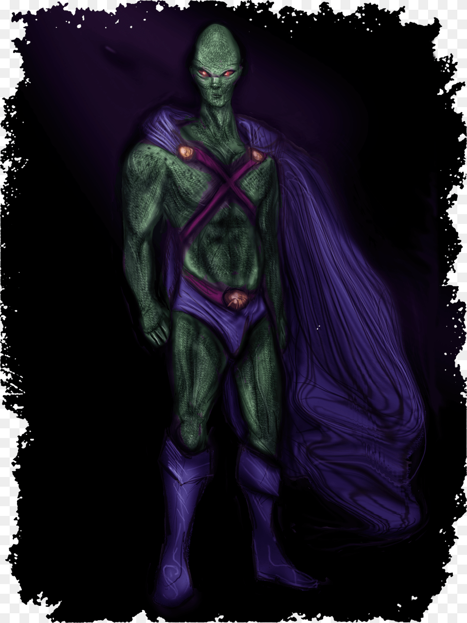 Martian Manhunter Illustration, Adult, Male, Man, Person Free Transparent Png