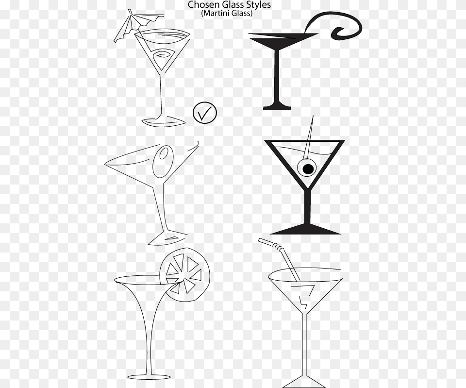 Transparent Martini Glass Silhouette Martini Glass, Alcohol, Beverage, Cocktail, Goblet Png Image