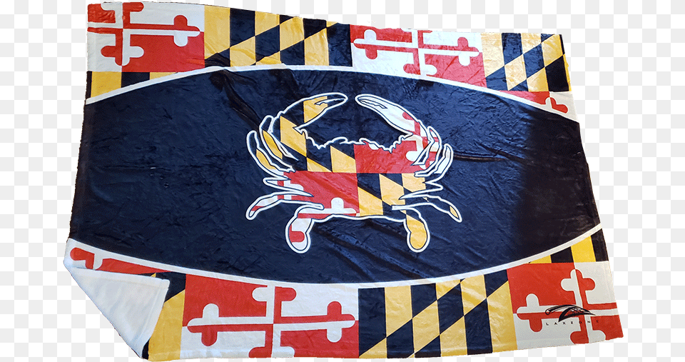 Transparent Maryland Flag Beach Towel, Banner, Text Png