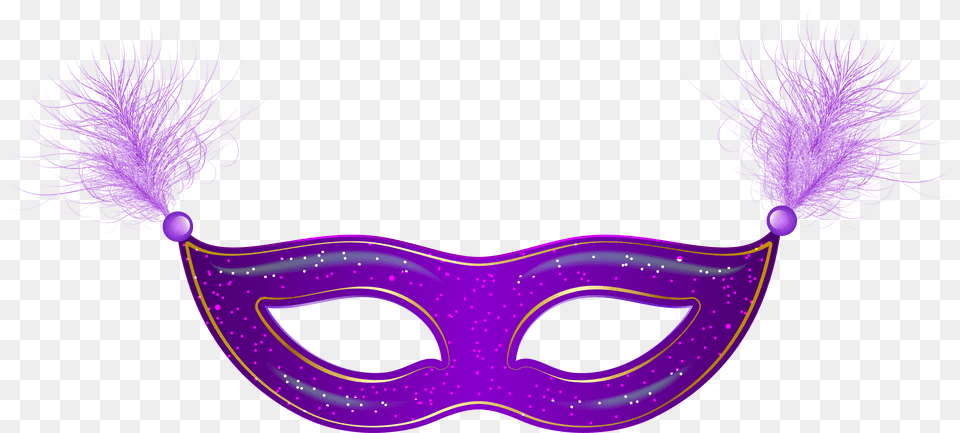 Transparent Masks Purple Mask Clipart Png