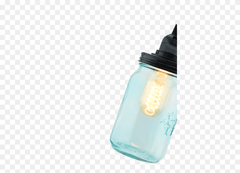Transparent Mason Jar Outline Baby Bottle, Light, Mason Jar Free Png