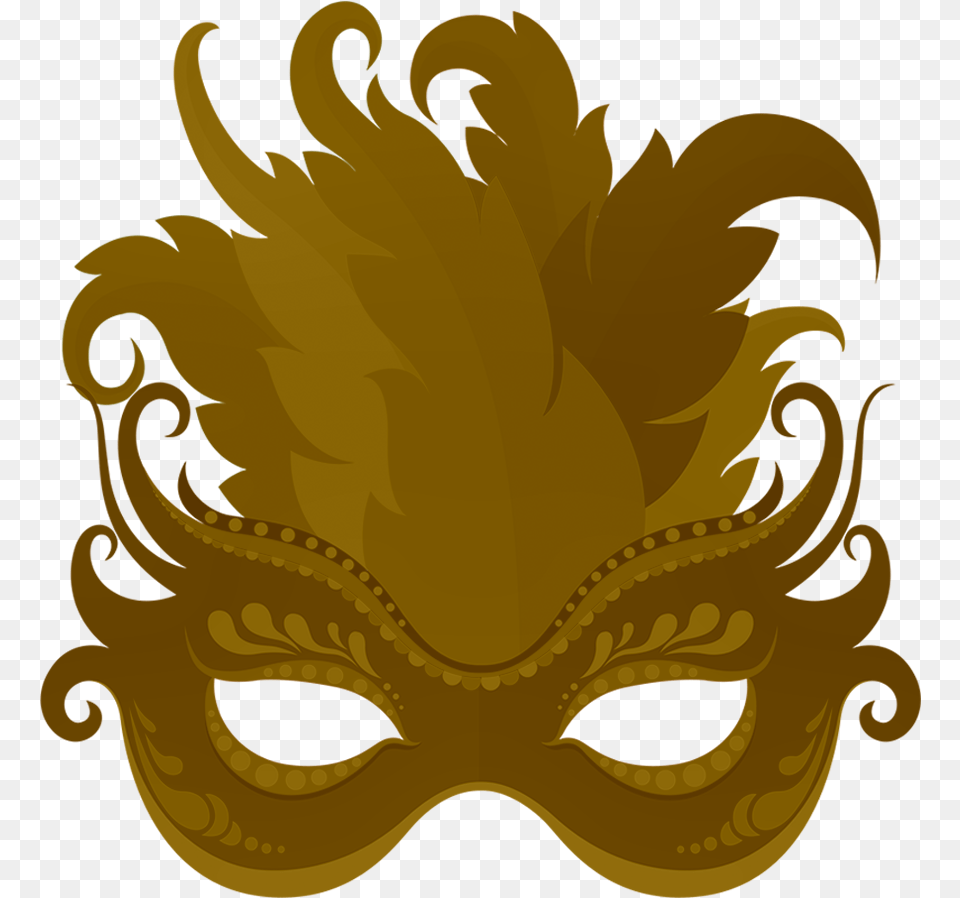 Masquerade Mask Clipart Gold Mask, Person, Carnival, Face, Head Free Transparent Png