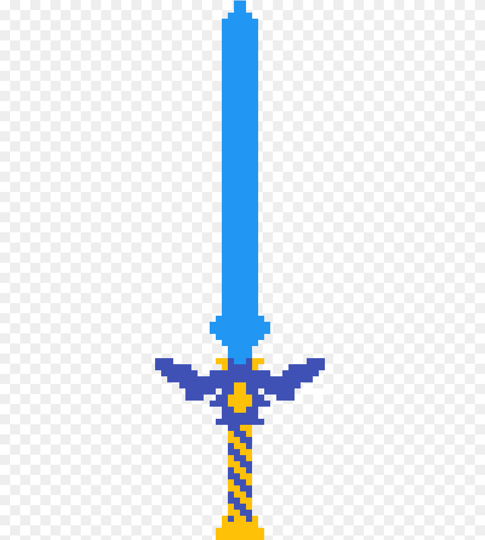 Transparent Master Sword Electric Blue, Weapon Free Png Download