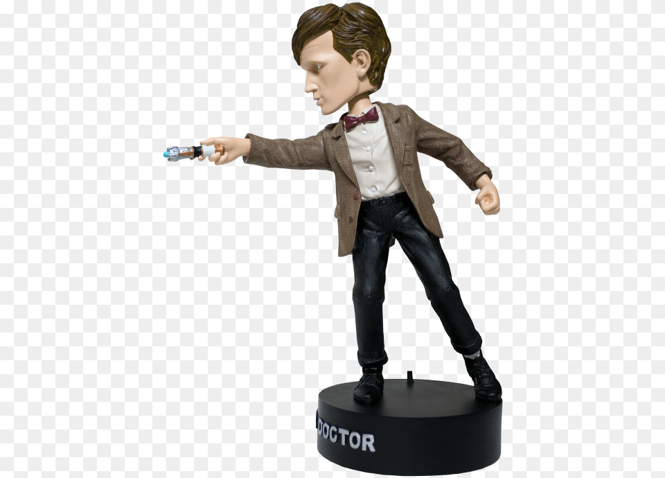 Transparent Matt Smith Doctor Who Bobble Head, Figurine, Boy, Child, Clothing Png