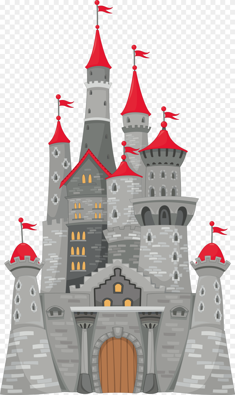 Transparent Medieval Castle Castle Clipart, Architecture, Building, Spire, Tower Free Png
