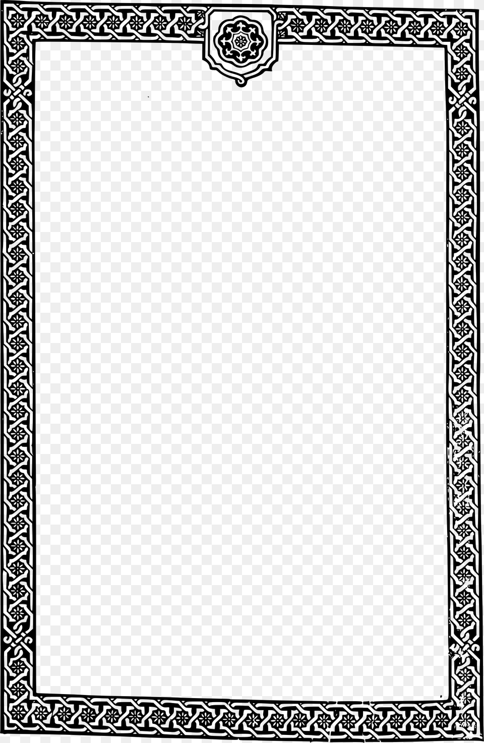 Transparent Medieval Frame Islamic Frame Svg, Gray Free Png