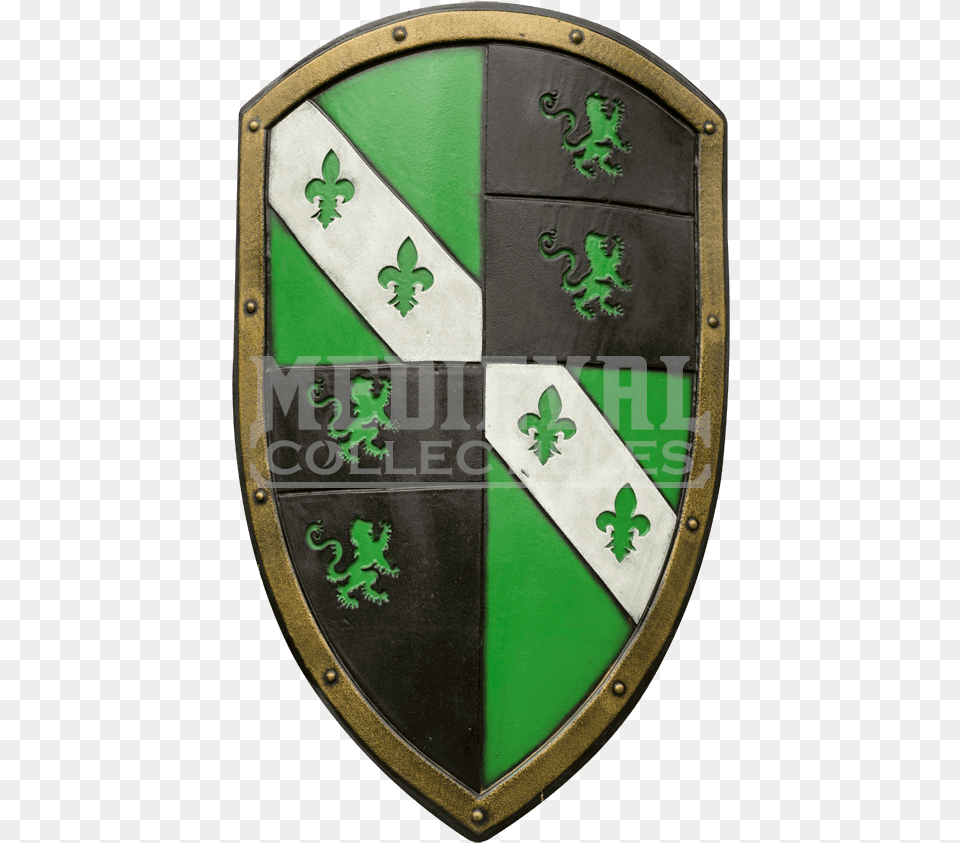 Transparent Medieval Shield Green Medieval Shield, Armor, Mailbox Png Image