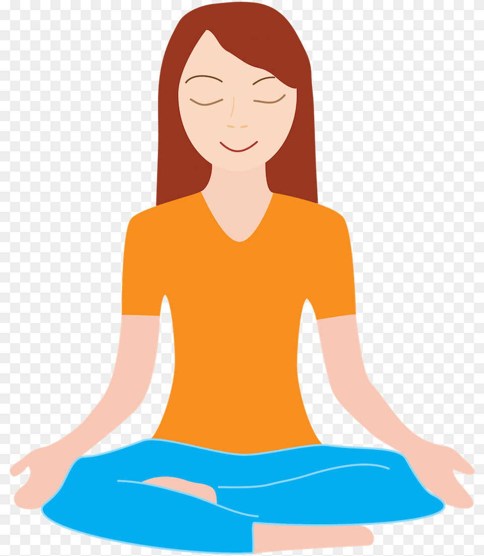 Transparent Meditation Clipart Clip Art Of Meditation, Adult, Female, Woman, Person Free Png
