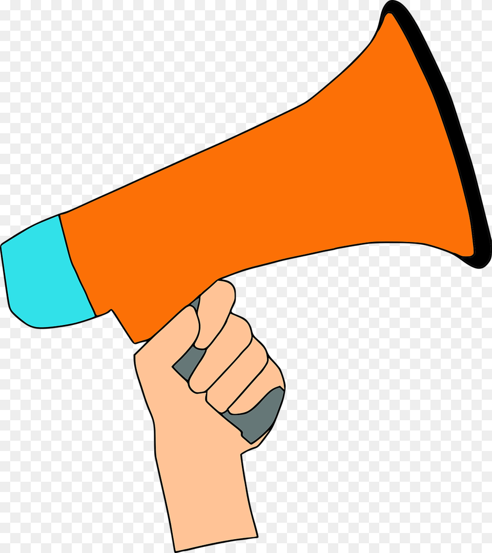 Transparent Megaphone Clipart Soobshenie Informacii, Person Png