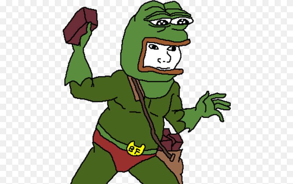 Meme Pepe Sad Frog, Baby, Green, Person, Elf Free Transparent Png