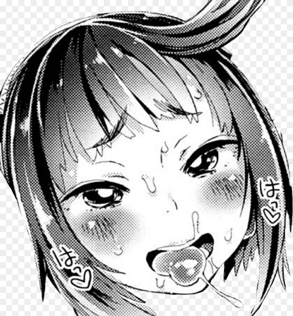 Transparent Memes Faces Ahegao Face, Book, Comics, Publication, Manga Free Png