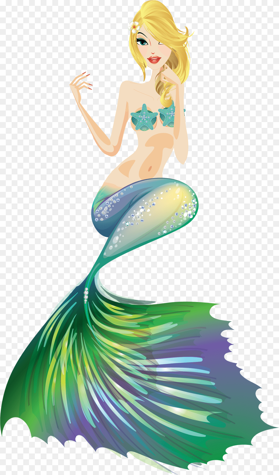 Mermaid Clipart Goldfish Mermaid, Adult, Person, Graphics, Female Free Transparent Png