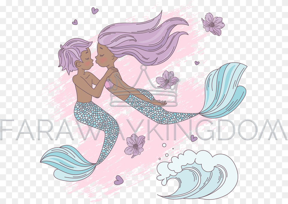 Transparent Mermaid Drawing Mermaid Couple, Art, Book, Comics, Graphics Png Image