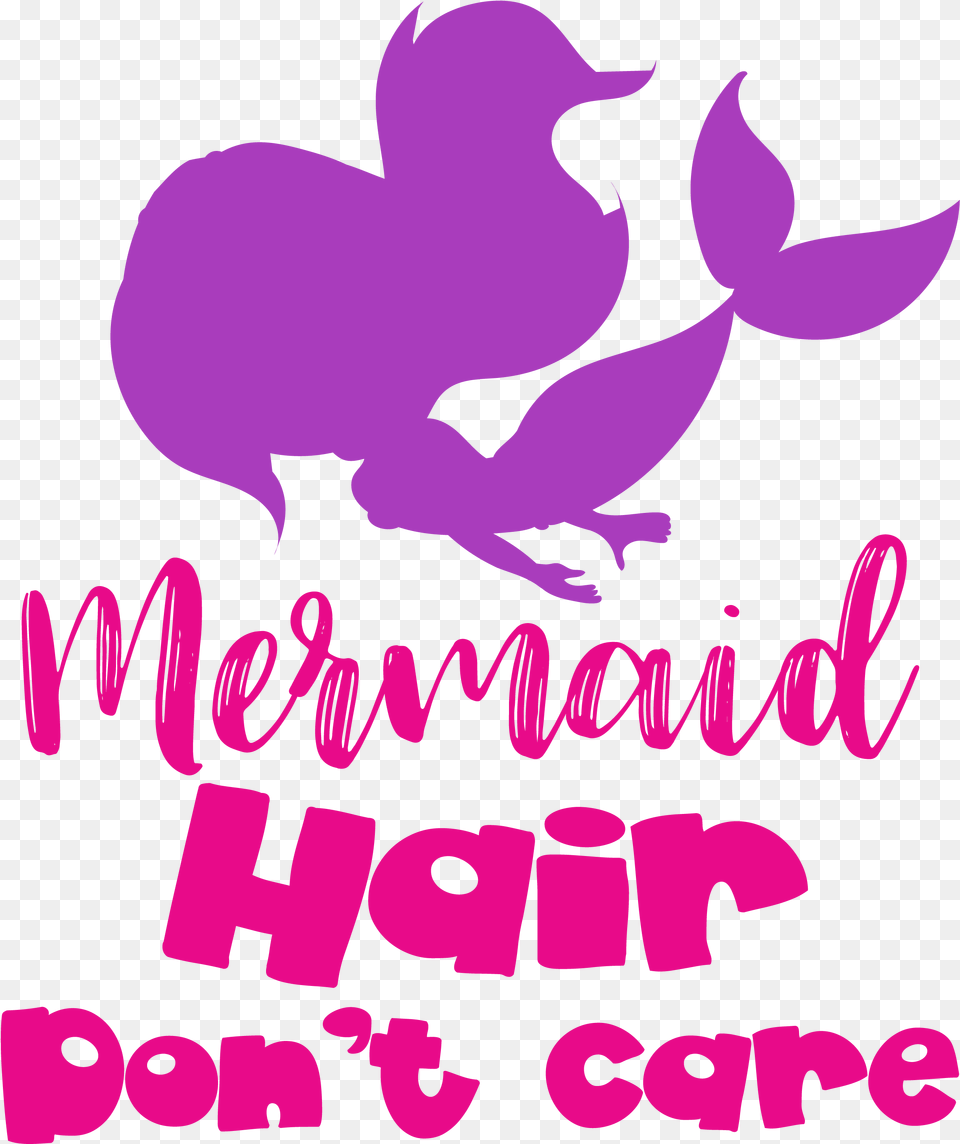 Mermaid Silhouette, Purple, Logo, Advertisement Free Transparent Png