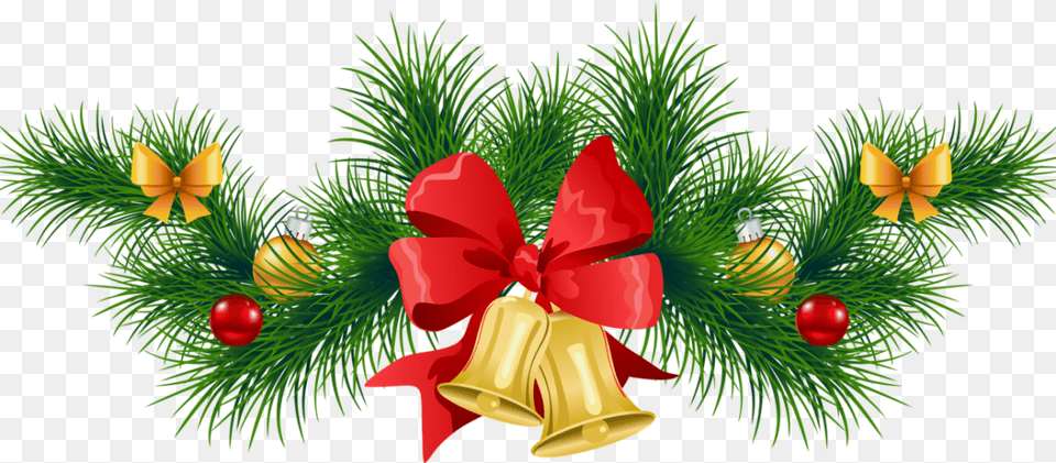 Transparent Merry Christmas 2017 Transparent Background Christmas Bells, Plant, Tree, Conifer Free Png Download