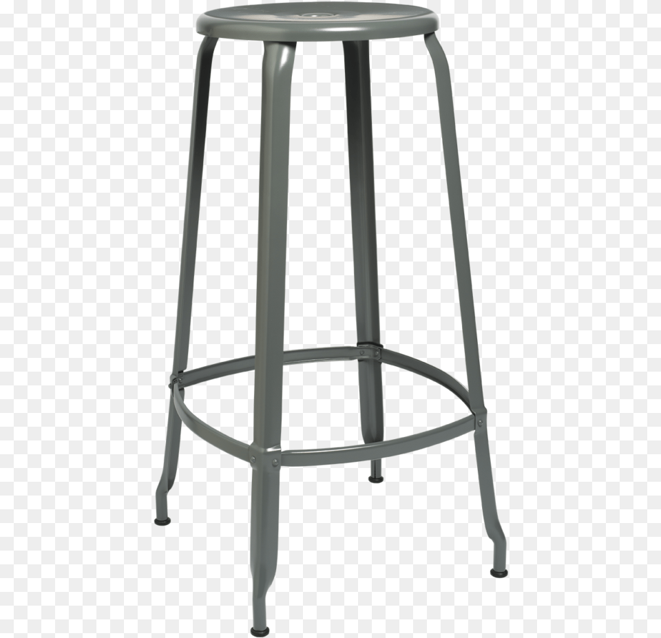 Transparent Metal Bars Steel And Wood Stool Chair, Bar Stool, Furniture, Crib, Infant Bed Png Image