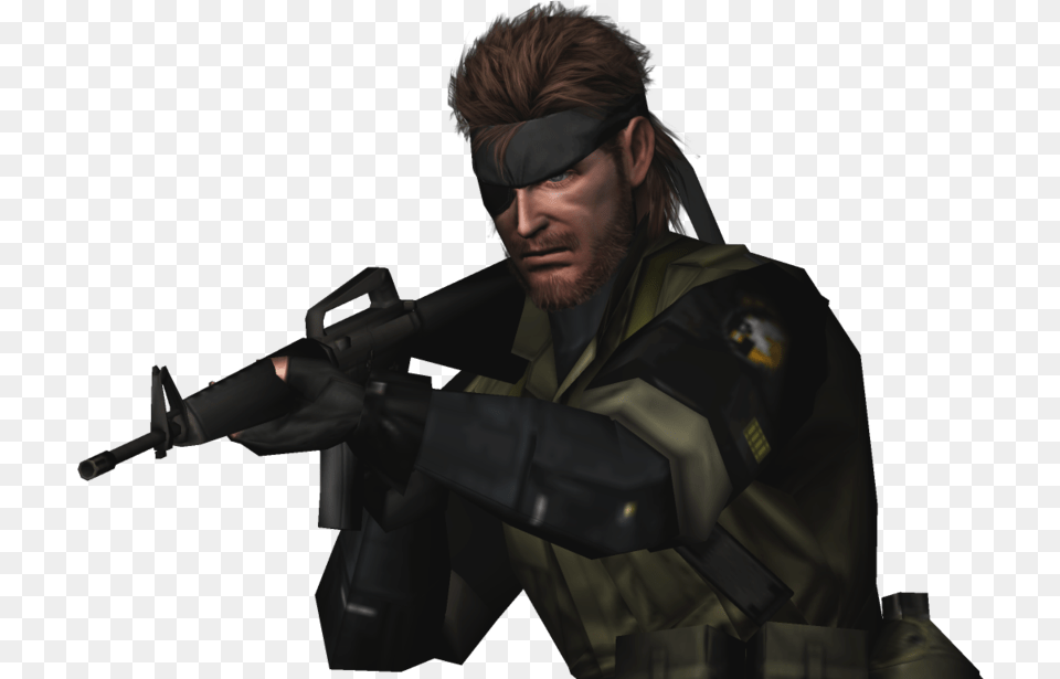 Transparent Metal Gear Big Boss Metal Gear Render, Weapon, Rifle, Firearm, Gun Png