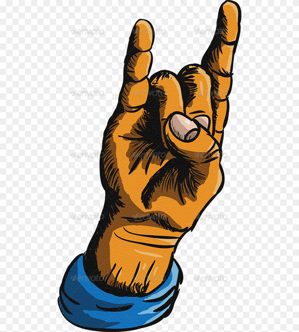 Transparent Metal Hand Rock Band Hand Signs, Body Part, Finger, Person, Adult Png Image