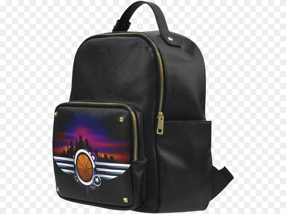 Transparent Metal Wings Hand Luggage, Backpack, Bag Png Image