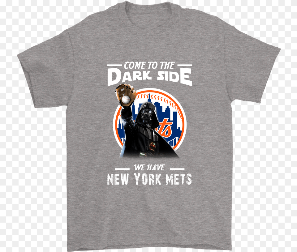 Transparent Mets Come To The Dark Side Cowboys, Clothing, T-shirt, Shirt, Adult Free Png
