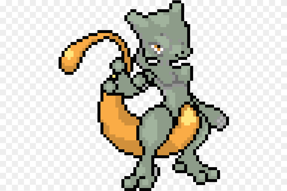 Transparent Mewtwo Pixel Art Pokemon Mewtwo, Person, Animal, Mammal, Canine Free Png Download