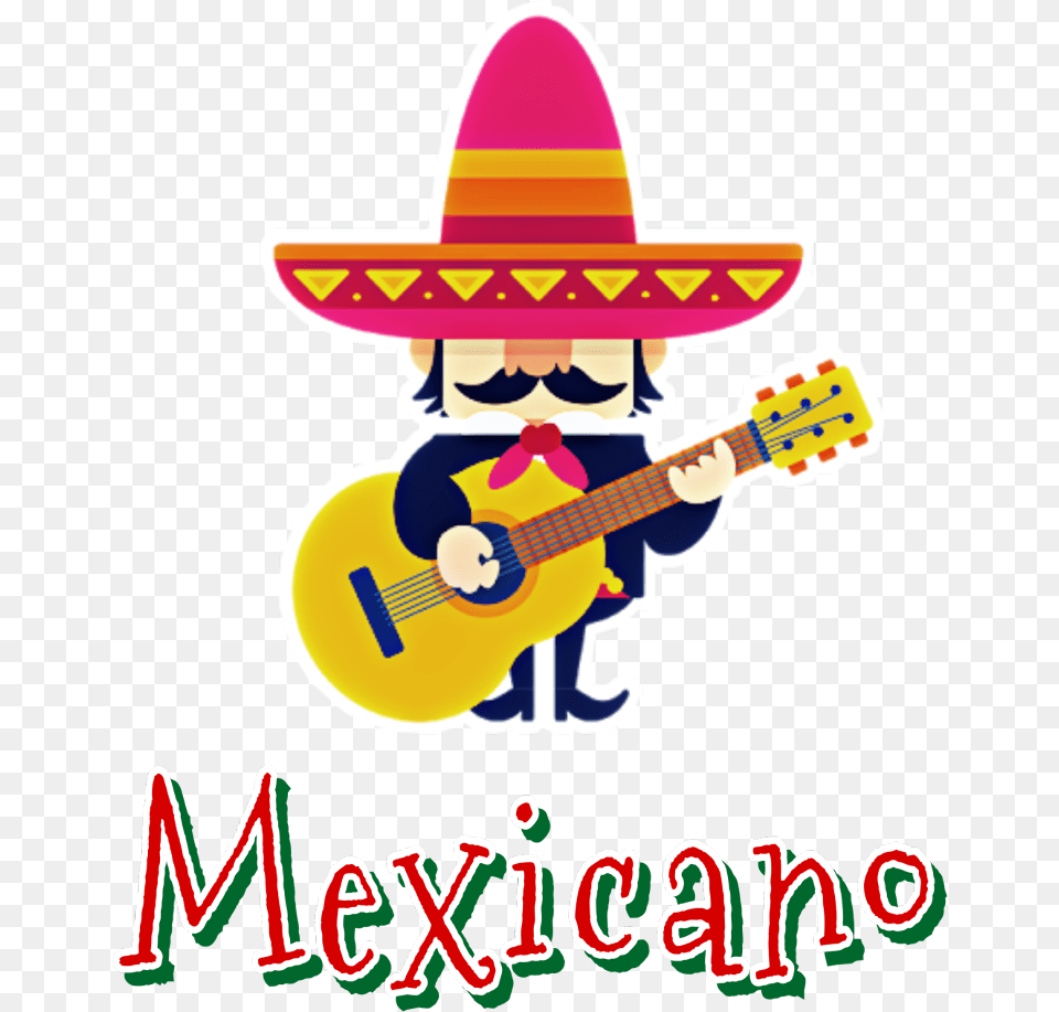 Transparent Mexican Clipart Mariachi, Clothing, Guitar, Hat, Musical Instrument Free Png Download