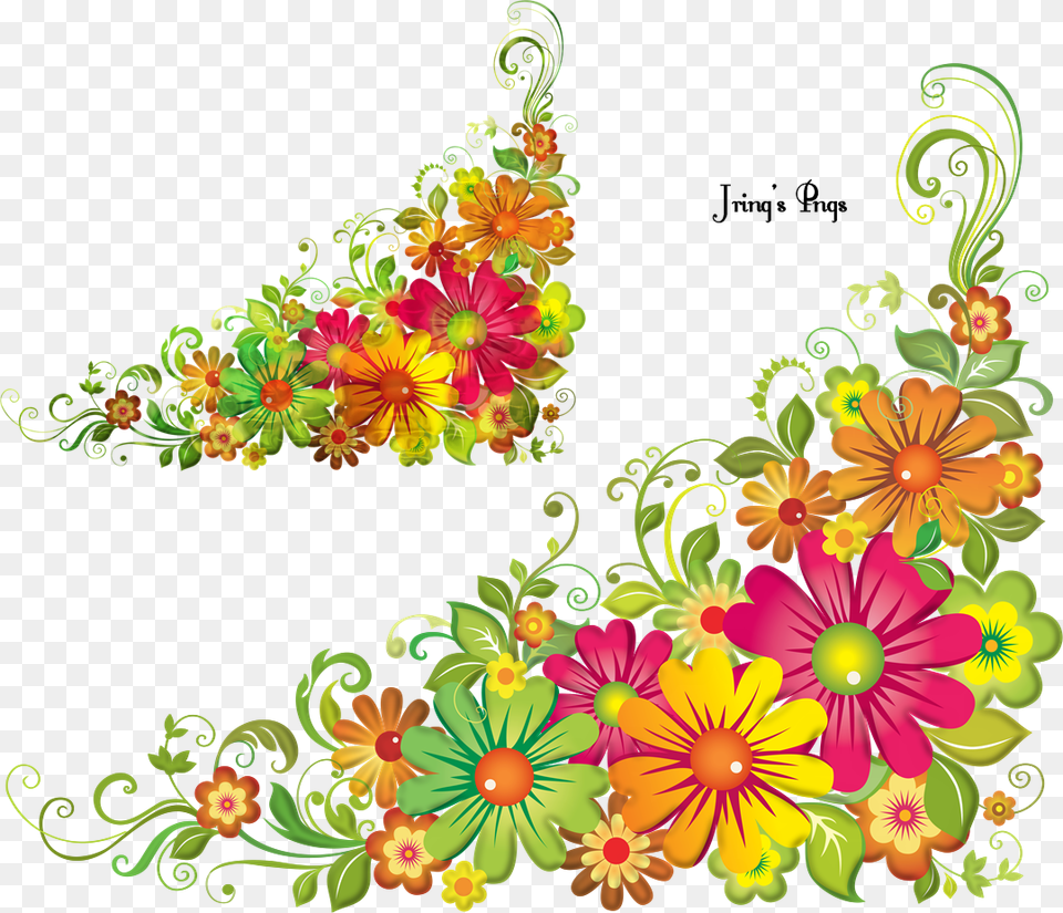 Mexican Flower Clipart Flower Borders Clipart, Art, Pattern, Floral Design, Graphics Free Transparent Png