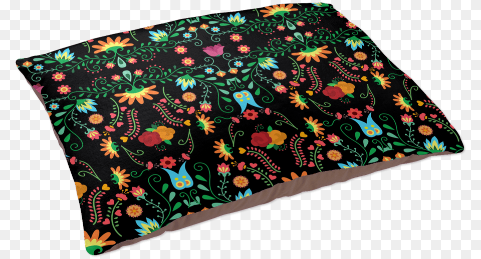 Transparent Mexican Flowers Skirt, Cushion, Home Decor, Pattern, Pillow Free Png
