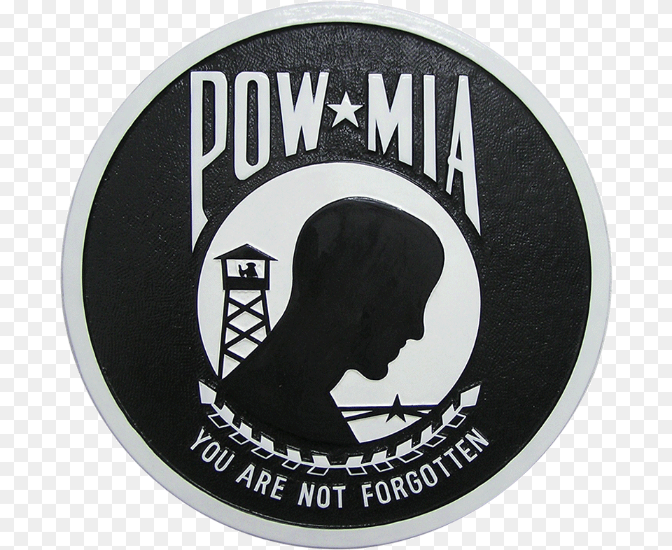 Transparent Mia Pow Mia Flag, Emblem, Sticker, Symbol, Logo Png
