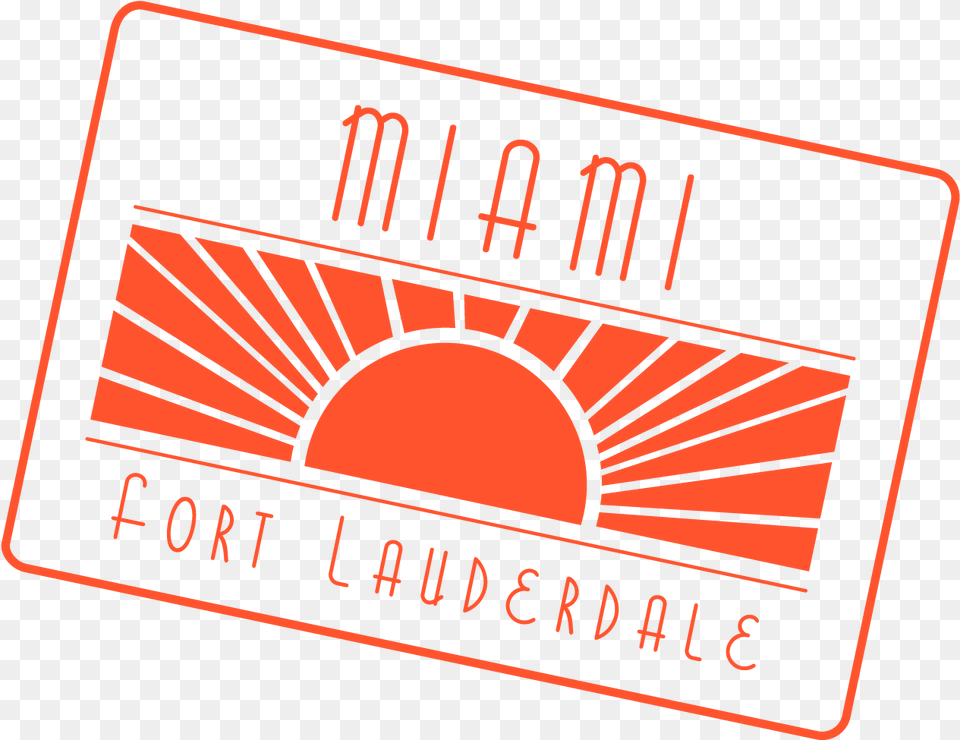 Transparent Miami Beach Clipart Miami Passport Stamp Transparent Background, Scoreboard, Text Png Image