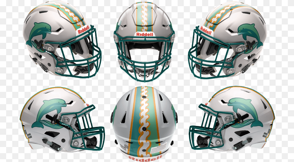 Transparent Miami Dolphins Helmet Ny Jets New Uniforms Leak, American Football, Football, Football Helmet, Sport Free Png