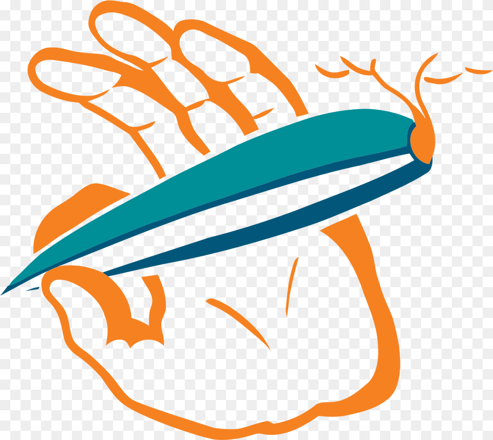 Transparent Miami Dolphins Logo Miami Dolphins Weed, Body Part, Hand, Person Free Png