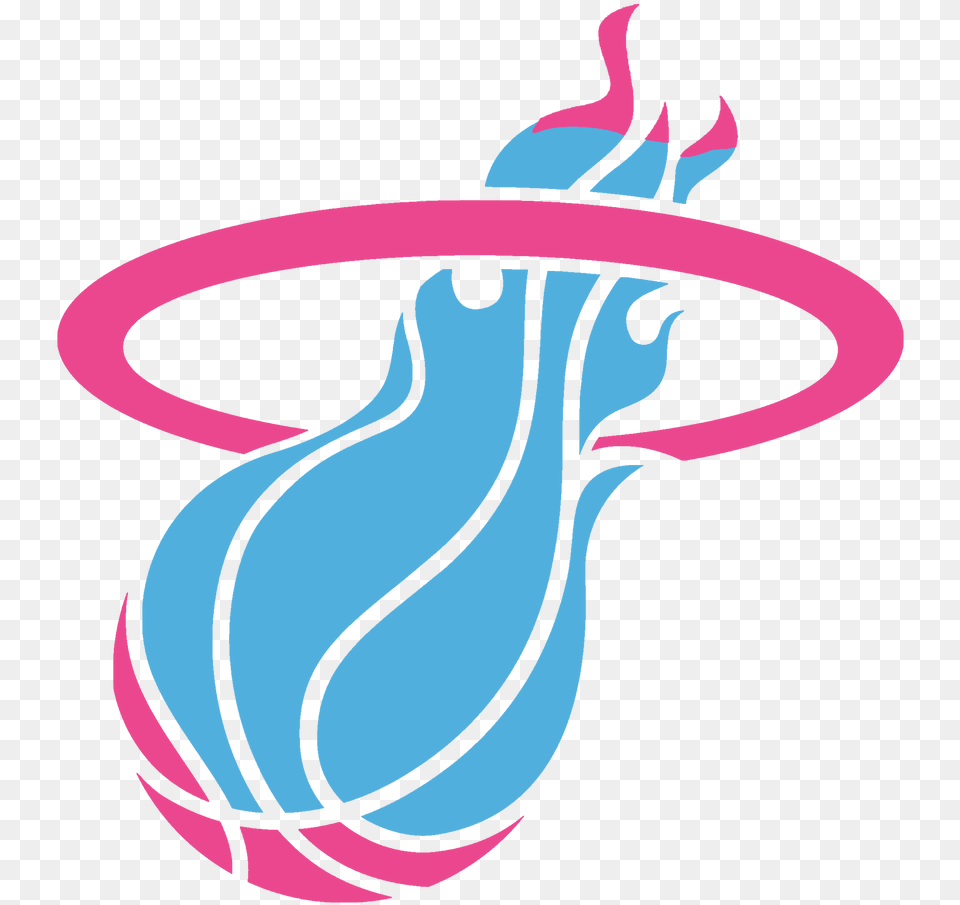 Miami Heat Clipart Miami Heat Logo Black, Baby, Person Free Transparent Png