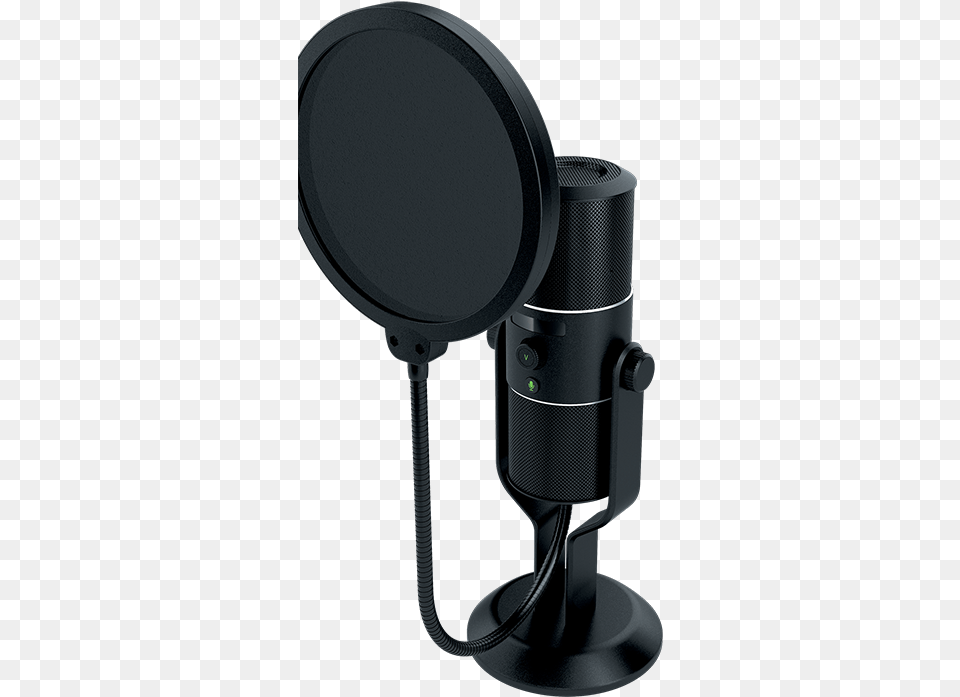 Transparent Mic Gaming Razer Seiren X Shock Mount, Electrical Device, Microphone, Electronics, Appliance Png Image