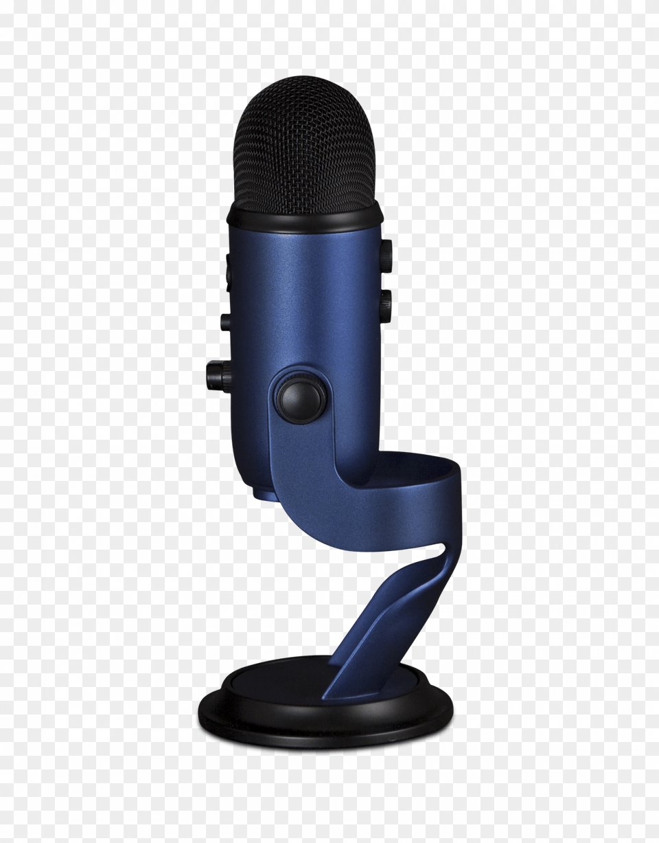 Mic On Stand Blue Yeti Midnight Blue, Electrical Device, Microphone Free Transparent Png